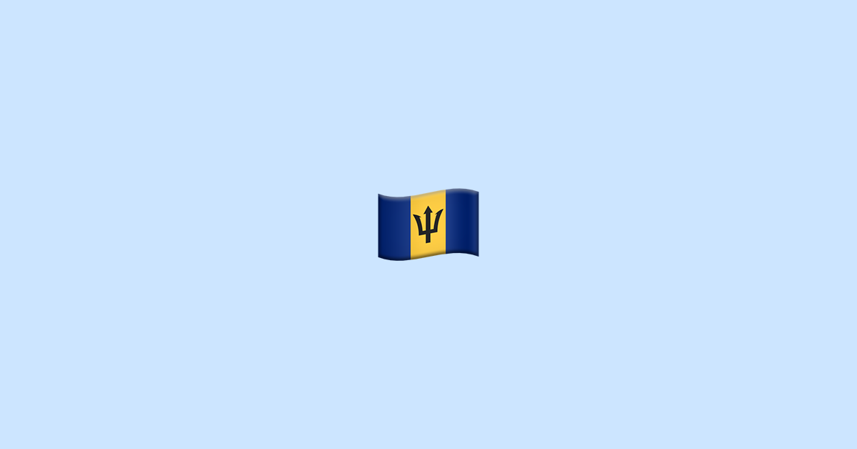 🇧🇧 flag: Barbados - Emoji Meaning