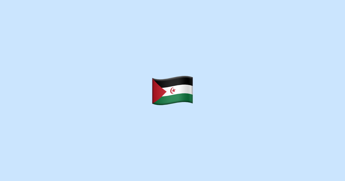 Western Sahara Emoji Meaning   1f1ea 1f1ed 