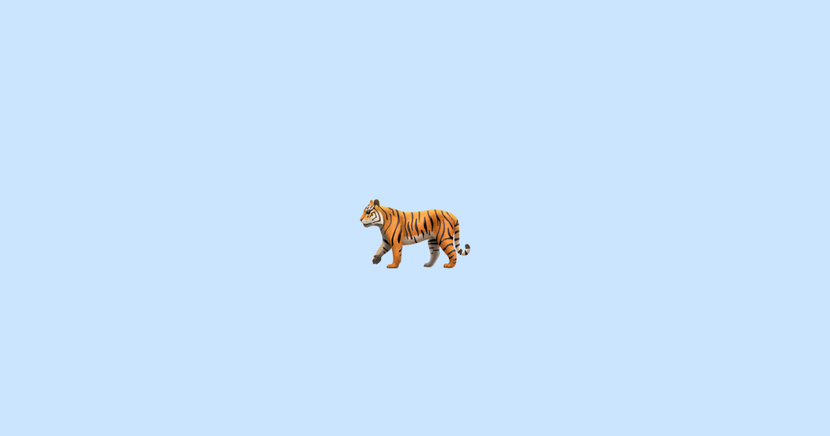 🐅 Tiger - Emoji Meaning