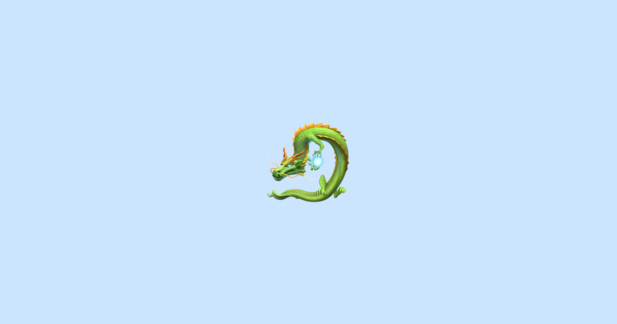 Emoji dragon