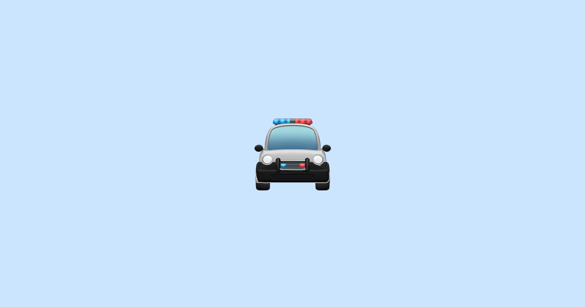 🚔 Oncoming Police Car - Emoji Meaning