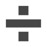 divide (Symbols - Math)