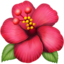 Hibiscus Emoji (Apple)