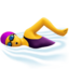 woman swimming Emoji (Apple)