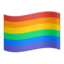 rainbow flag Emoji (Apple)