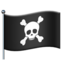 pirate flag Emoji (Apple)