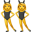 women with bunny ears Emoji (Apple)