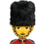 kobieta gwardzista Emoji (Apple)