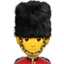 vyras sargybinis Emoji (Apple)