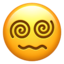 face with spiral eyes Emoji (Apple)