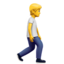 person walking facing right Emoji (Apple)