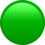 cerc verde Emoji (Apple)