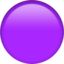 cerc violet Emoji (Apple)