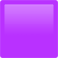 purple square Emoji (Apple)