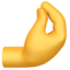 pinched fingers Emoji (Apple)