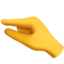 csippentő kéz Emoji (Apple)