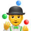 žongliruotojas Emoji (Apple)