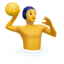 man playing water polo Emoji (Apple)