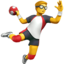 man playing handball Emoji (Apple)