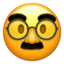 rosto disfarçado Emoji (Apple)