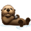 loutre Emoji (Apple)