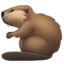 bóbr Emoji (Apple)