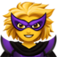 woman supervillain Emoji (Apple)