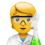 wetenschapper Emoji (Apple)