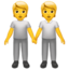 people holding hands Emoji (Apple)