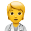 health worker Emoji (Apple)