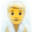 homem na sauna Emoji (Apple)