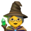 vrouwelijke magiër Emoji (Apple)