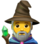 vyras magas Emoji (Apple)