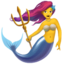 mermaid Emoji (Apple)