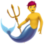 merman Emoji (Apple)