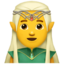 mężczyzna elf Emoji (Apple)