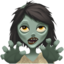 woman zombie Emoji (Apple)