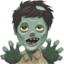 manlig zombie Emoji (Apple)