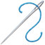 sewing needle Emoji (Apple)