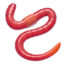 worm Emoji (Apple)