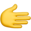 hand som pekar till höger Emoji (Apple)