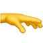 palm down hand Emoji (Apple)