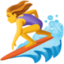 Surferin Emoji (Facebook)