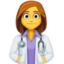 woman health worker Emoji (Facebook)