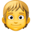 persoană blondă Emoji (Facebook)