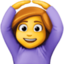 woman gesturing OK Emoji (Facebook)