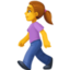 woman walking Emoji (Facebook)