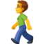 man walking Emoji (Facebook)