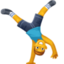 man cartwheeling Emoji (Facebook)