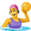 pallanuotista donna Emoji (Facebook)